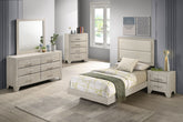 Orleans Furniture - Coaster - Trenton 5-piece Twin Bedroom Set Rustic Cream - 225061T-S5
